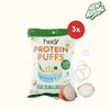 Heal Protein Puffs Sour Cream & Onion (48g) - Creamy Crunch with High-Protein High-Fibre: Guilt-Free Snacking for Muscle Growth and Gut Health Indulgence