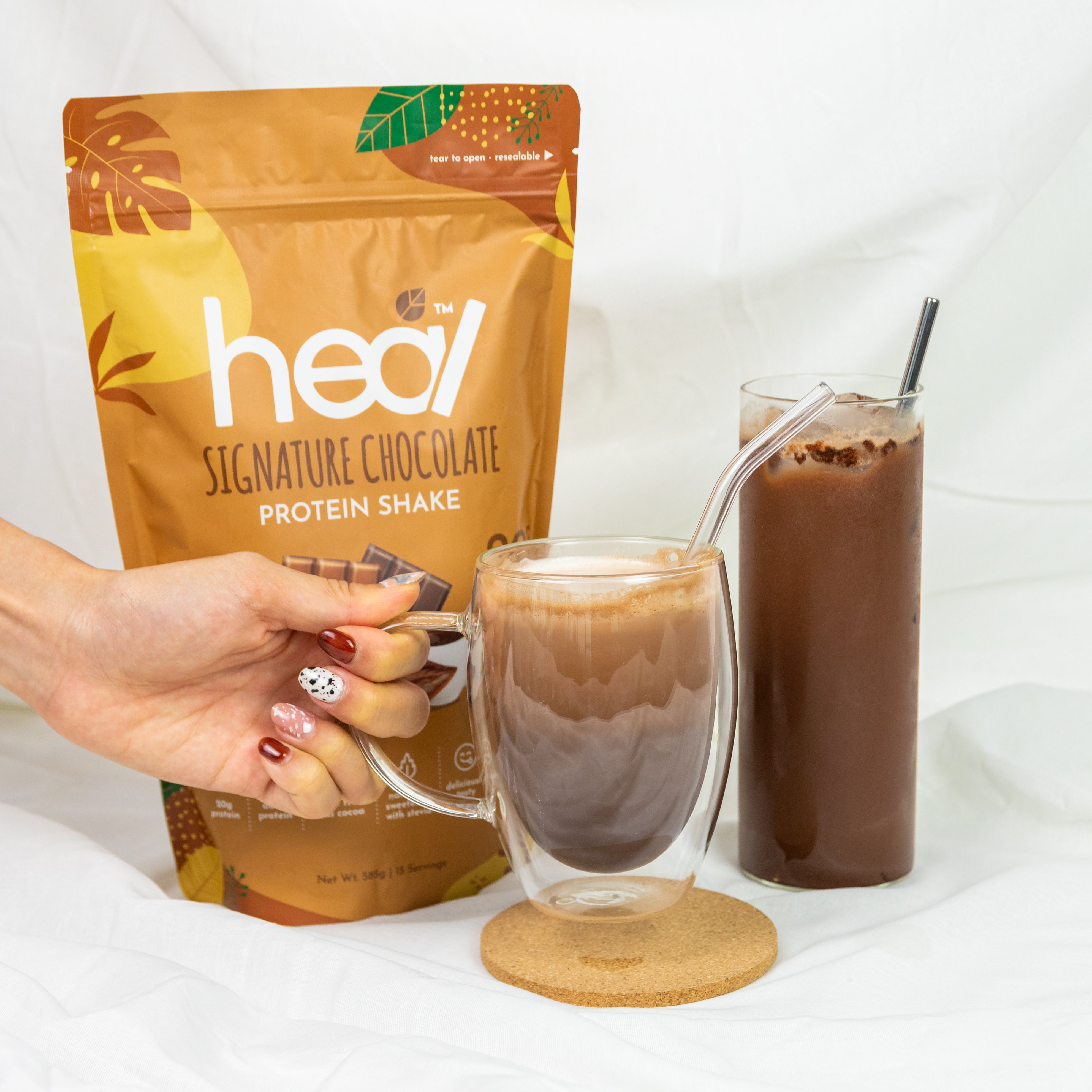Heal Signature Chocolate Protein Shake, 15 Servings Value Pack – Heal ...